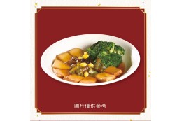 紅燒鮑汁海參金磚 紅燒鮑汁海參金磚